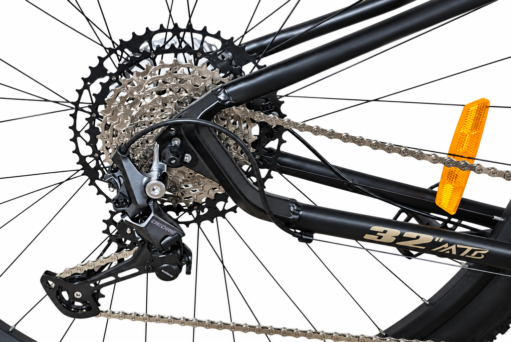 Bicicleta R32 Mtb Aluminio Horq. Susp. C/Bloqueo 1x12 Vel. Shimano Deore F.Disco Hidraul.-Doble Pared - FIRE BIRD - Hombre 