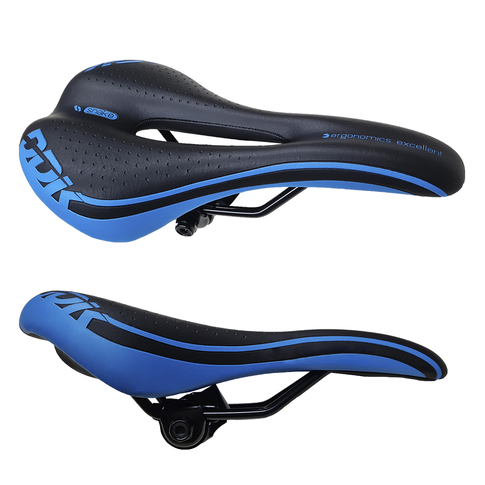 Asiento Mtb Antiprostatico Negro Azul- Ddk