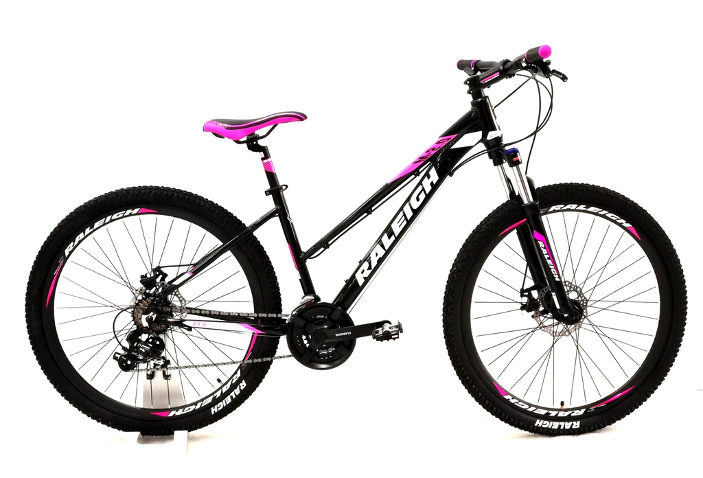 Bicicleta Raleigh 2.0 Dama R27.5 - 18&quot; - Negro con Rosa y Blanco