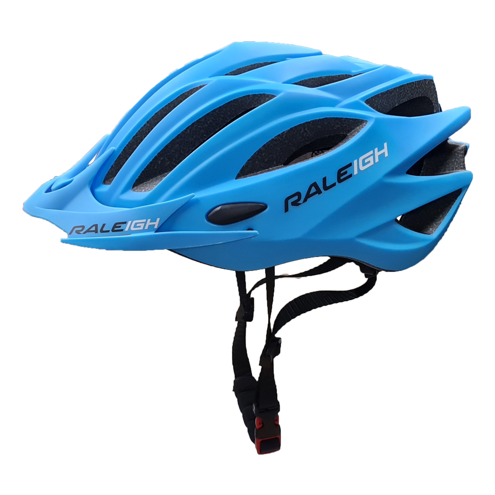 Casco In-Mould Hc- 26 -260Gr - 58/61 cm - 21 Ventil. Azul Mate - Raleigh