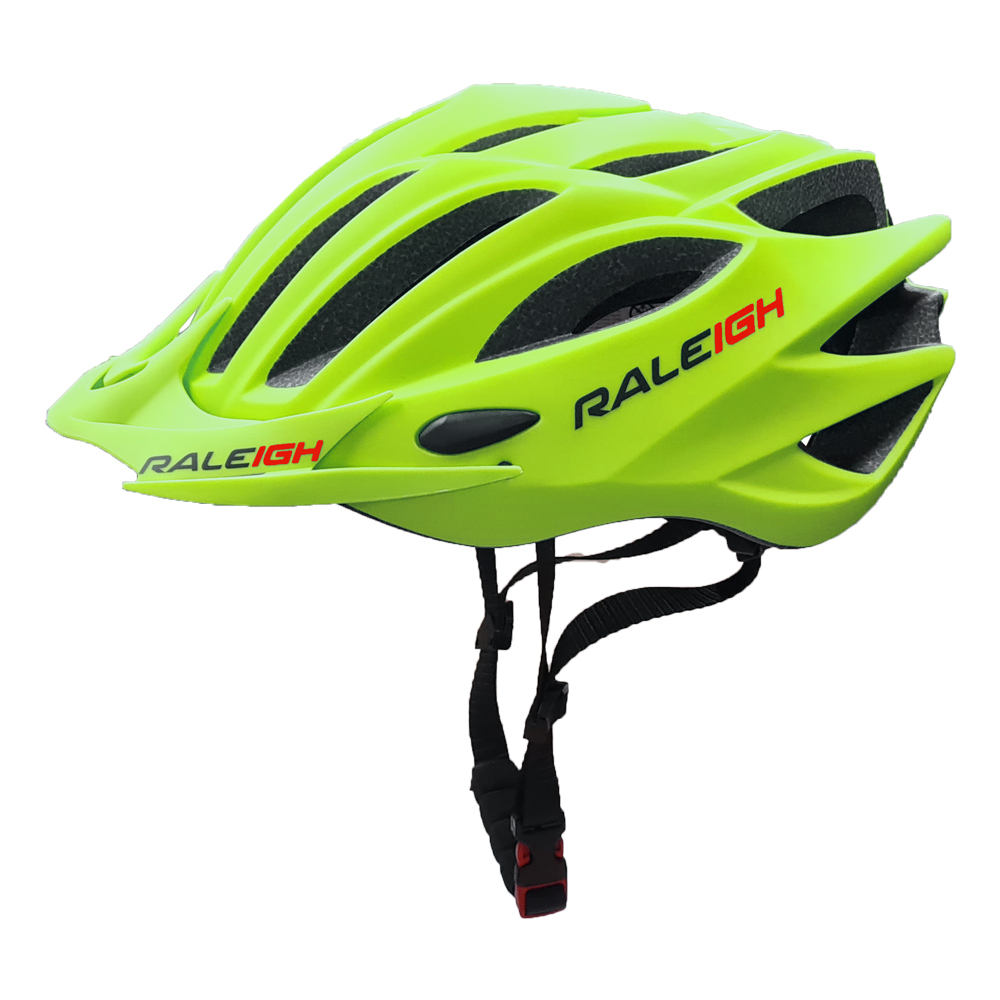 Casco In-Mould Hc-26 - 260Gr - 54/58 cm - 21 Ventil. Fluor Mate - Raleigh