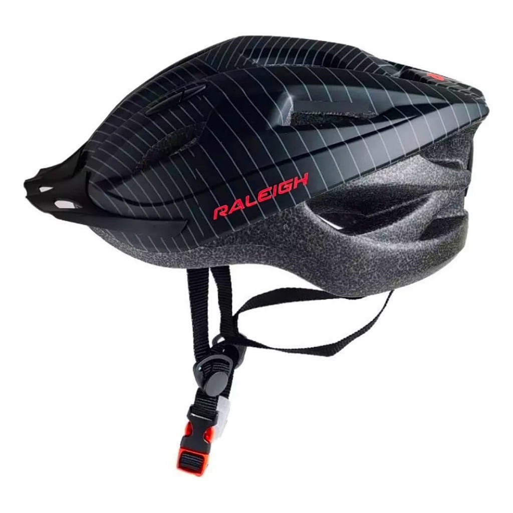 Casco In-Mould Hc-35 - Negro- Fuxia 54-58  cm - Mujer - Raleigh