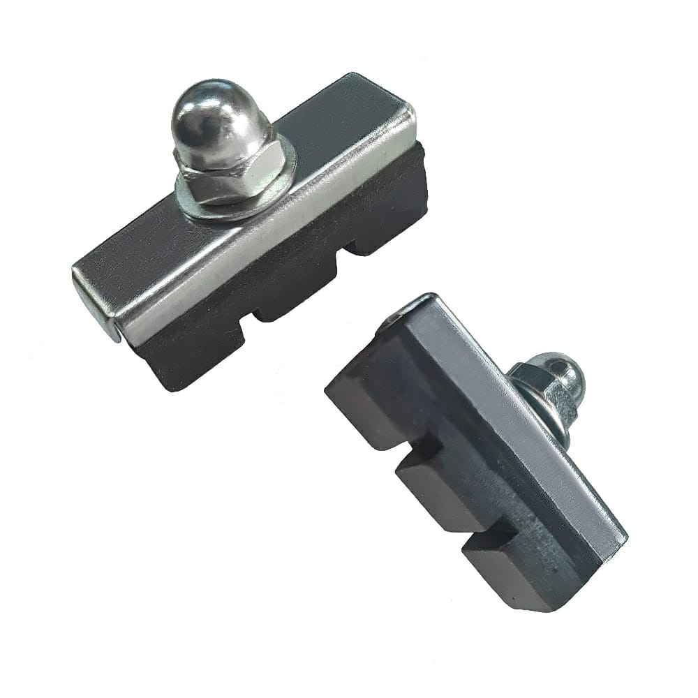 Par de Patines de Goma P/Freno Herradura