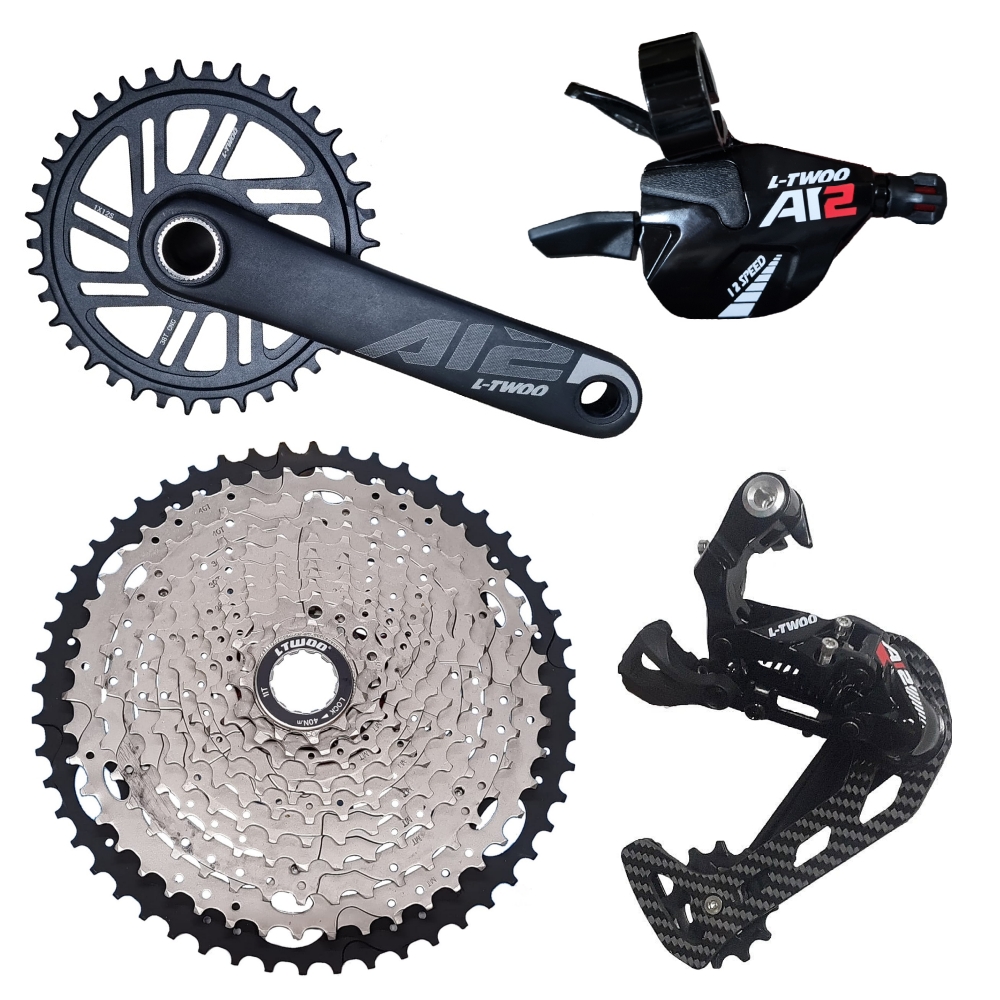 Transmubion Ltwoo 1X12 - Carbon - (Shifters, Cambio, Piñon, 11/52 y Plato