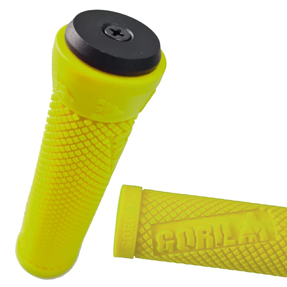 Puños Mtb 130mm - Amarillo - en Pack - Gorilla