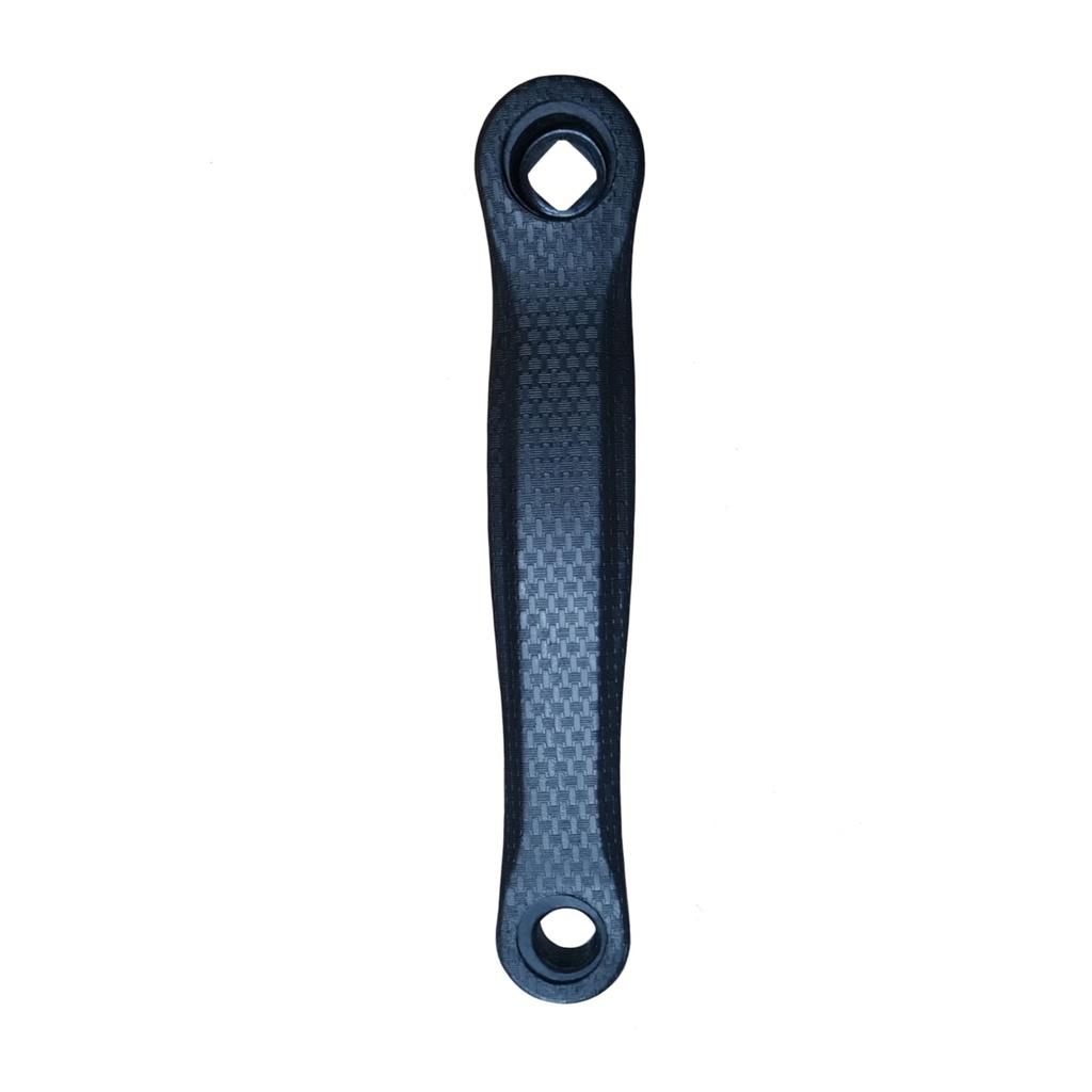 Palanca Izquierda Revestida Pvc 170mm Simil Carbono -  Sin Tapita