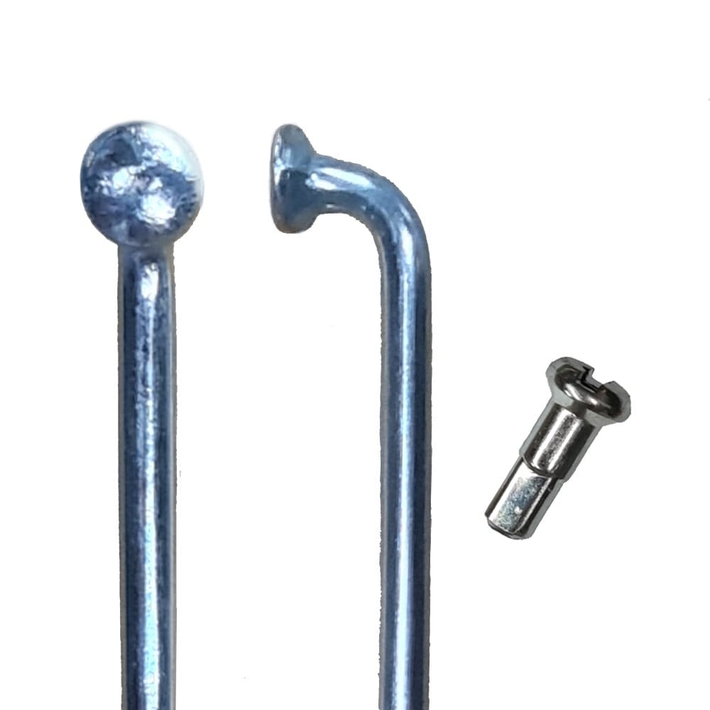 Rayos 14 G 2 mm X 235 Zinc-X Gruesa C/Niples