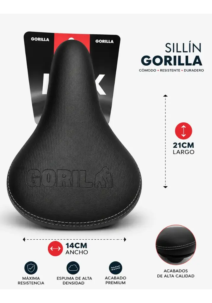 Asiento Freestyle-Bmx-Stunt - En Blister - Gorila  