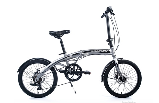 [BINRALCURVE] Bicicleta Raleigh Plegable R20 Curve 6V - Freno a Disco