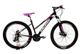 [BIN2.0D-27.5H] Bicicleta Raleigh 2.0 Dama R27.5 - 18&quot; - Negro con Rosa y Blanco