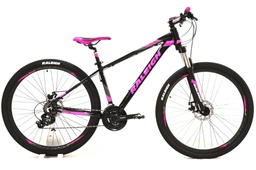 [BIN2.0D-29A] Bicicleta Raleigh 2.0 Dama R29 - 15&quot; - Negro con Gris y  Rosa