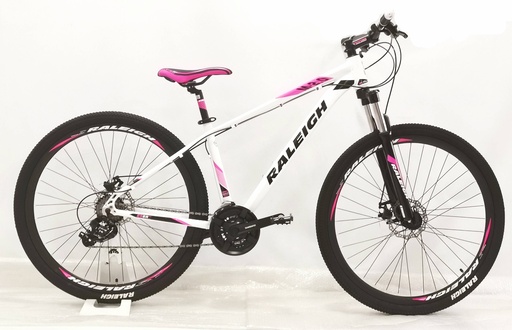 [BIN2.0D-29F] Bicicleta Raleigh 2.0 Dama R29 - 16.5" - Blanco con Rosa
