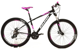 [BIN2.0D-29E] Bicicleta Raleigh 2.0 Dama R29 - 16.5" - Negro con Rosa y Blanco