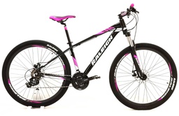 [BIN2.0D-29E] Bicicleta Raleigh 2.0 Dama R29 - 16.5&quot; - Negro con Rosa y Blanco