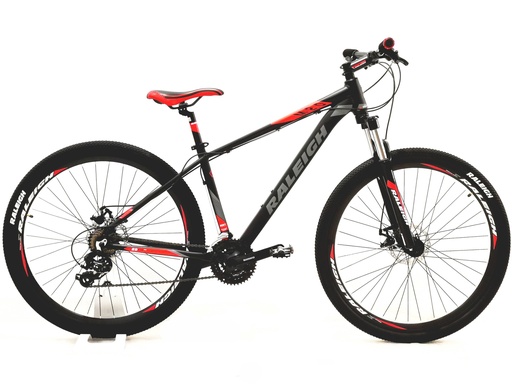 [BIN2.0-29B] Bicicleta Raleigh 2.0 R29 - 15"- Negro con Rojo