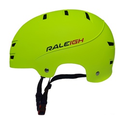 [18272-1] Casco Abs-Shell -475Gr -58/61 cm -14 Ventilaciones- Fluor Mate-Raleigh