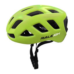 [18278-1] Casco In-Mould - 255Gr - 58/61 cm - 18 Ventila.-Amarillo Fluor con Nrgro-Raleigh