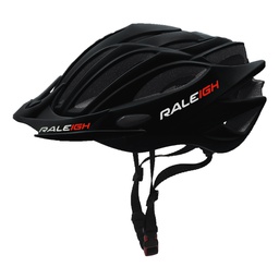 [18273-3] Casco In-Mould Hc-26 - 260Gr - 58/61 cm - 21 Ventil.Negro Mate Raleigh