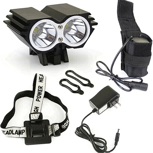 [17317B] Luz Delantera 2000 Lumens - Recargable con Bateria