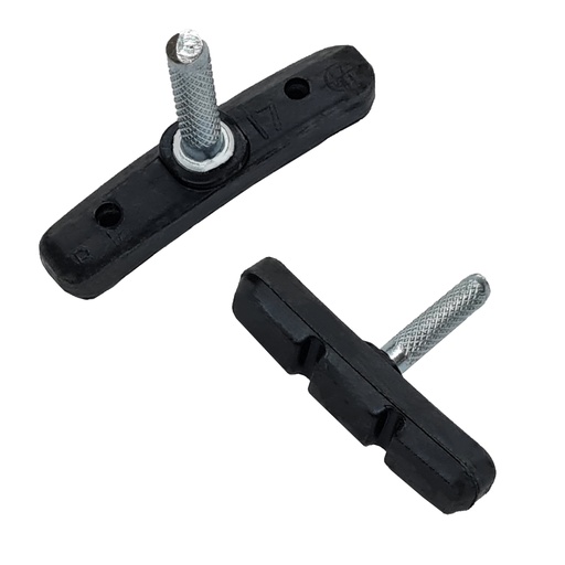 [12610] Par de Patines de Goma P/ Freno T/ Shimano C/ Vastago