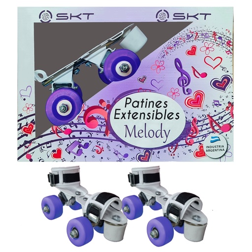 [60042] Patines Extensibles 4 Ruedas Modelo Melody Muccilli - Em24