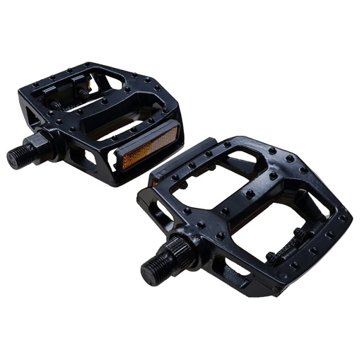 [16097F] Pedales  Aluminio 1/2 - Feimin Color Negro