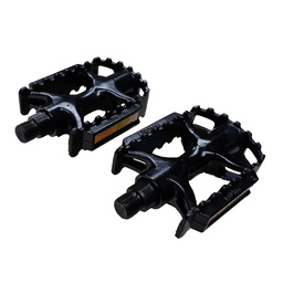 [11115BK] Pedal Mtb Aluminio - Negro - C/Bolillas - 1 Pieza - Neco