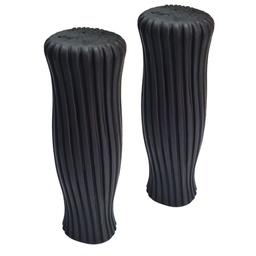 [11940] Puños Esp. Mtb Ranuras Horiontales Gel Color Negro