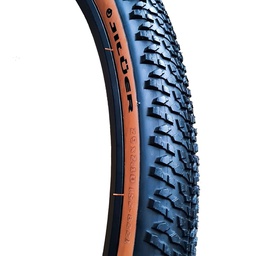 [13807F] Cubierta  29 X 2.10 60 Tpi -Negra - Banda Marrón - J-1634 - Jiluer